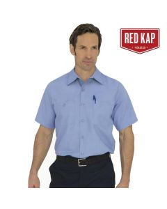 Red Kap Industrial Short Sleeve Work Shirt