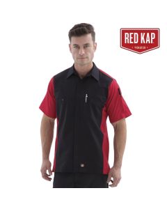 Red Kap Short Sleeve Woven Crew Shirt