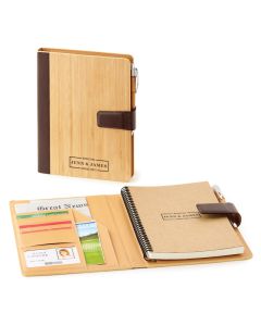 Refillable Bamboo Journal