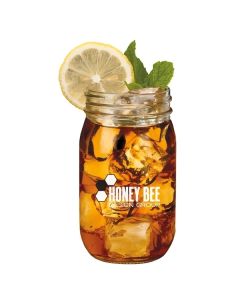 Round Mason Jar Glass (16oz)