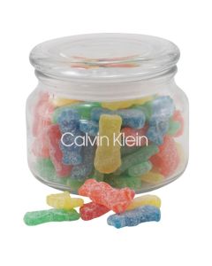 Glass Jar with Sour Patch Kids (Small)