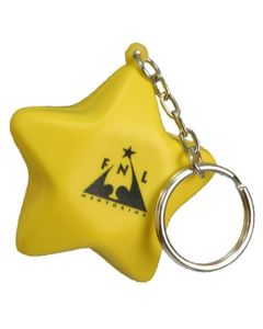 Star Shaped Stress Reliever Keychain