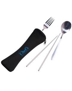 Travel Cutlery Utensil Set & Pouch