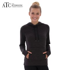 ATC Dynamic Heather Fleece Hooded Ladies Sweatshirt
