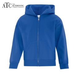 ATC Everyday Fleece Full Zip Youth Hooded Sweatshirt