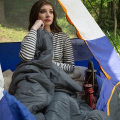 Camper Blanket with Tote Bag