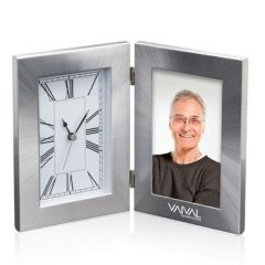 Clock & Photo Frame Combination