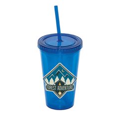 Double Walled Tumbler & Straw (500mL)