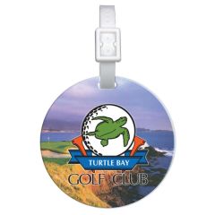 Domed Round Golf Tag