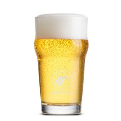 Hamburg Beer Glass 13.5oz (Etch)