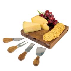 La Cuisine Cheese Board with Serving Set