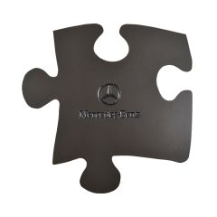 Puzzle Shape Leather Coaster