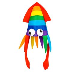 Rainbow Squid Hat