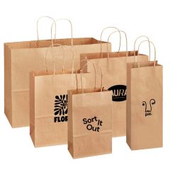 Kraft Paper Recycled Shopping Bags 