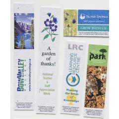 Direct Print Seeded Paper Bookmark