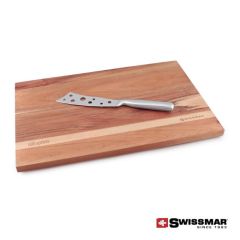 Swissmar Acacia Cutting Board & Cheese Knife Set