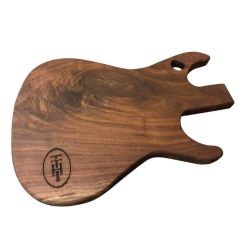 Walnut Guitar Charcuterie Board