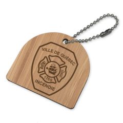 Custom Shape Thick Wood Key Tags (2" x 2")