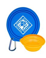 Collapsible Pet Bowl with 2" Carabiner