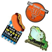 Recessed Enamel Lapel Pins