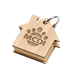 Futuro House Sticky Notes Keychain