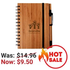 Syracuse Bamboo Cover Notebook