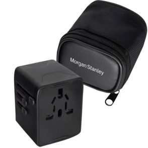Travel Adapter & Storage Bag
