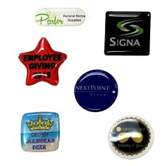 3D Domed Labels (1"x1")
