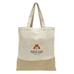 Cotton And Jute Tote Bag (8oz)