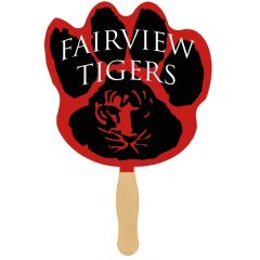 Paw Print Shaped Sandwich Fan (Full Colour Print)