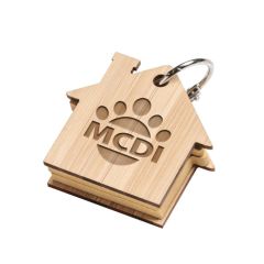 Futuro House Sticky Notes Keychain