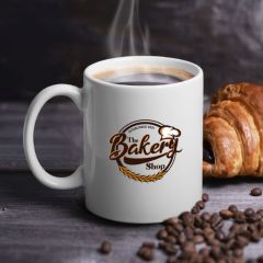 Fuzion 'C' Handle Mug White (325mL)