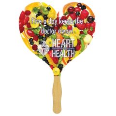 Heart Shaped Sandwich Fan (Full Colour Print)