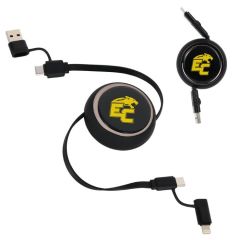 Mach 4-in-1 Retractable Charging Cable (39")
