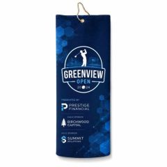 Trifold Microfibre Terry Golf Towel
