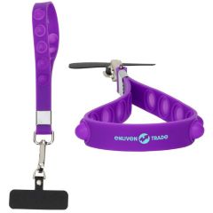 Push Pop Silicone Phone Wristlets