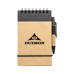 Recycled Flip-up Notepad & Pen
