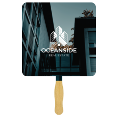 Square Shaped Sandwich Fan (Full Colour Print)