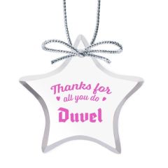 Star Shaped Starfire Ornament