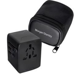 Travel Adapter & Storage Bag