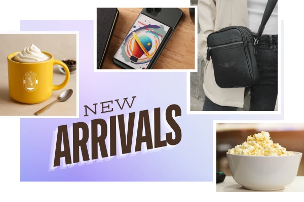New Trends for 2025 - Trending promotional products, top staff picks, new arrivals and popular swag all just waiting for your custom design!