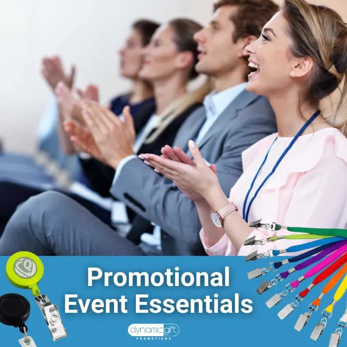 A woman wearing a lanyard applauds beside her colleagues in Calgary.