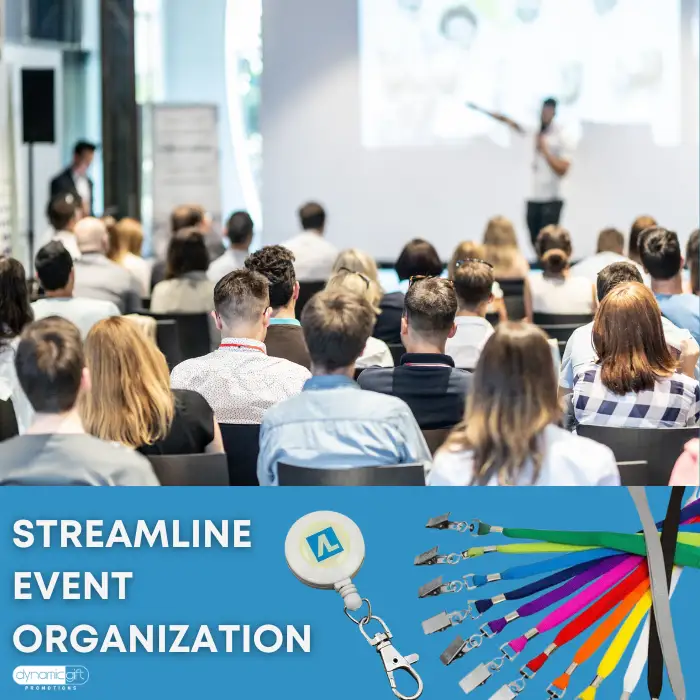 Event Meeting at a Tradeshow A conference in Canada where guests are wearing custom ID solutions while at a meeting.