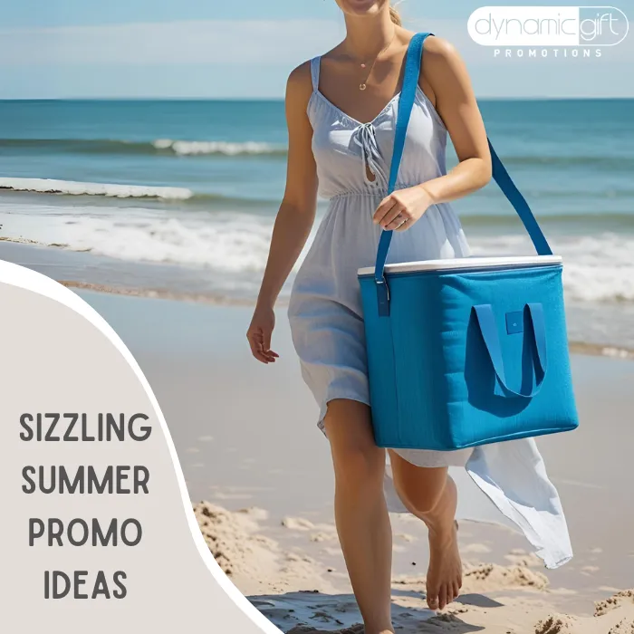 Large Beach Cooler Bag Custom cooler bag at the beach.