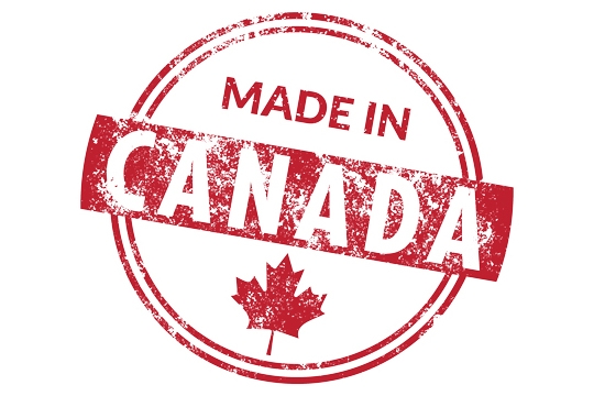 Made in Canada sticker