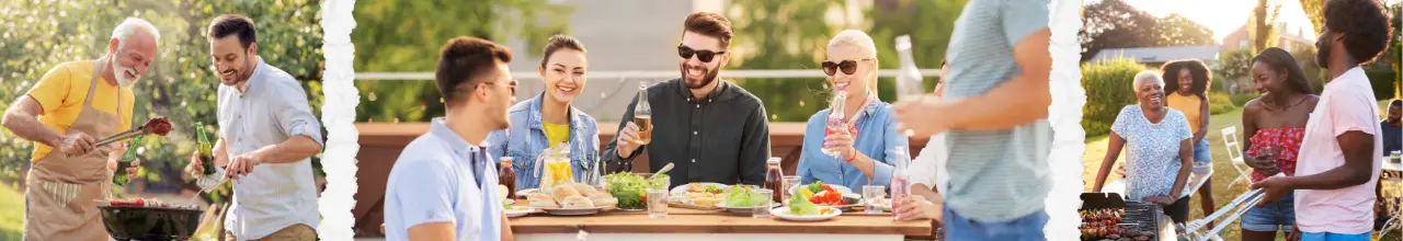 Canadians use custom branded BBQ tools at family reunions and to celebrate an engagement during the summer season.