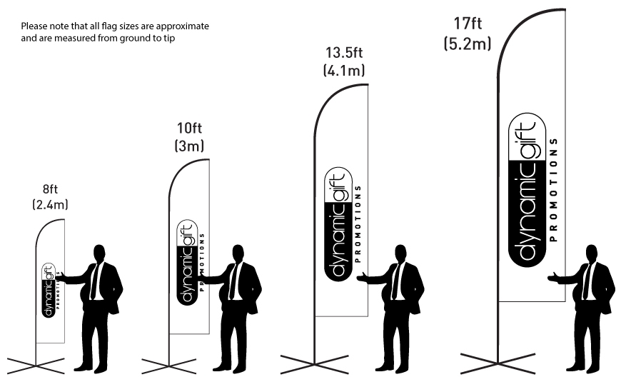 Feather Flag Sizes