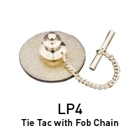 Tie Tac with Fob Chain LP4 Tie Tac with Fob Chain LP4