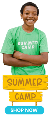Custom summer camp essentials are waiting to promote your event and showcase team spirit!