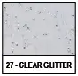 27 - Clear Glitter